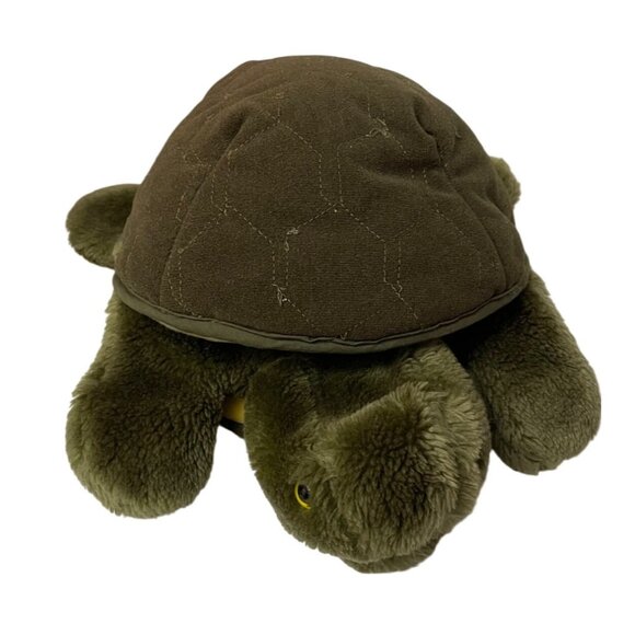 Folkmanis Turtle Plush Hand Puppet 15" Olive Green Soft Toy - Picture 1 of 7